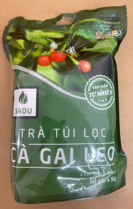 Trà túi lọc Cà Gai Leo SADU (50gói x 5g)